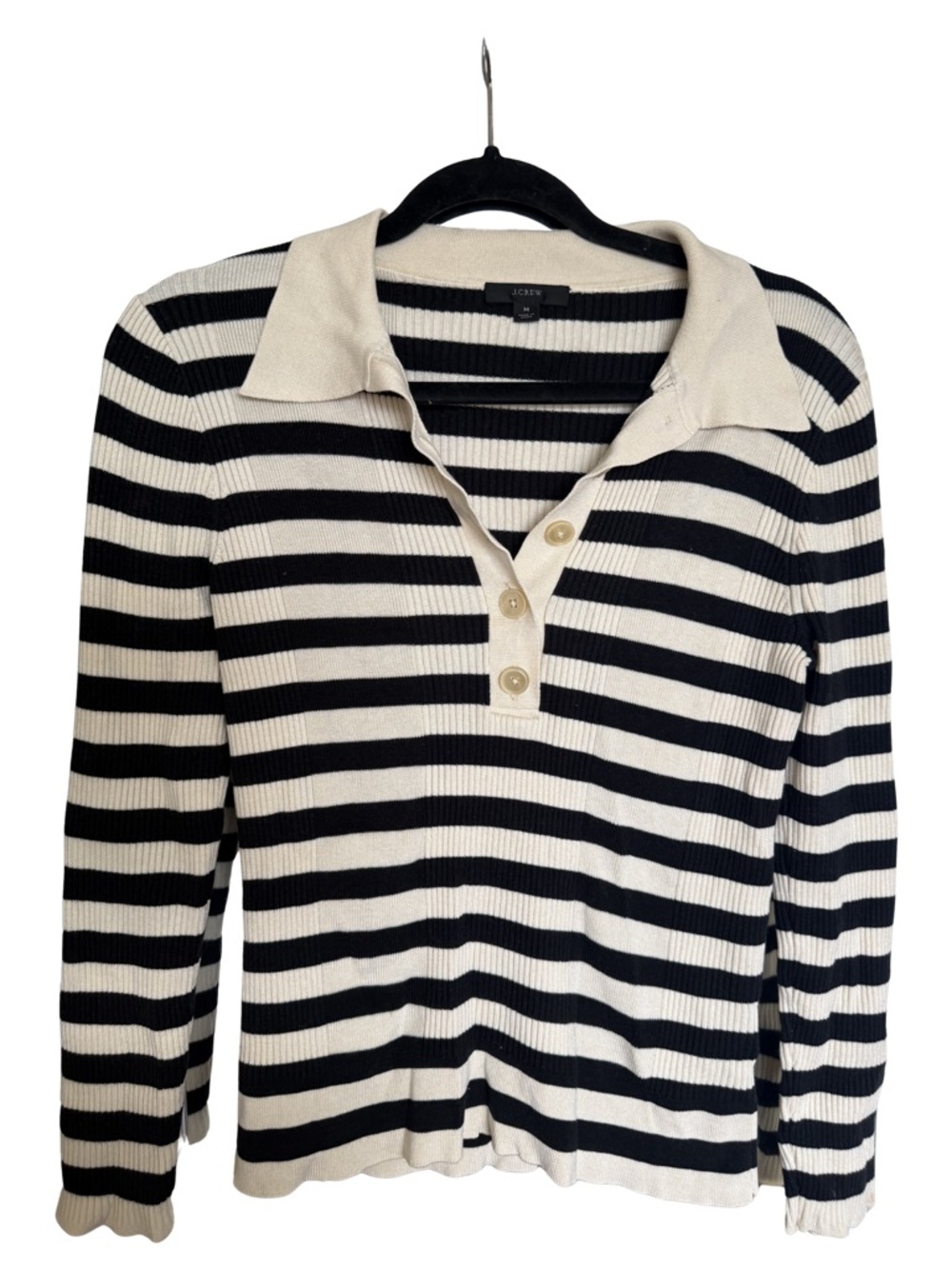 J. Crew Polo V-Neck Sweater